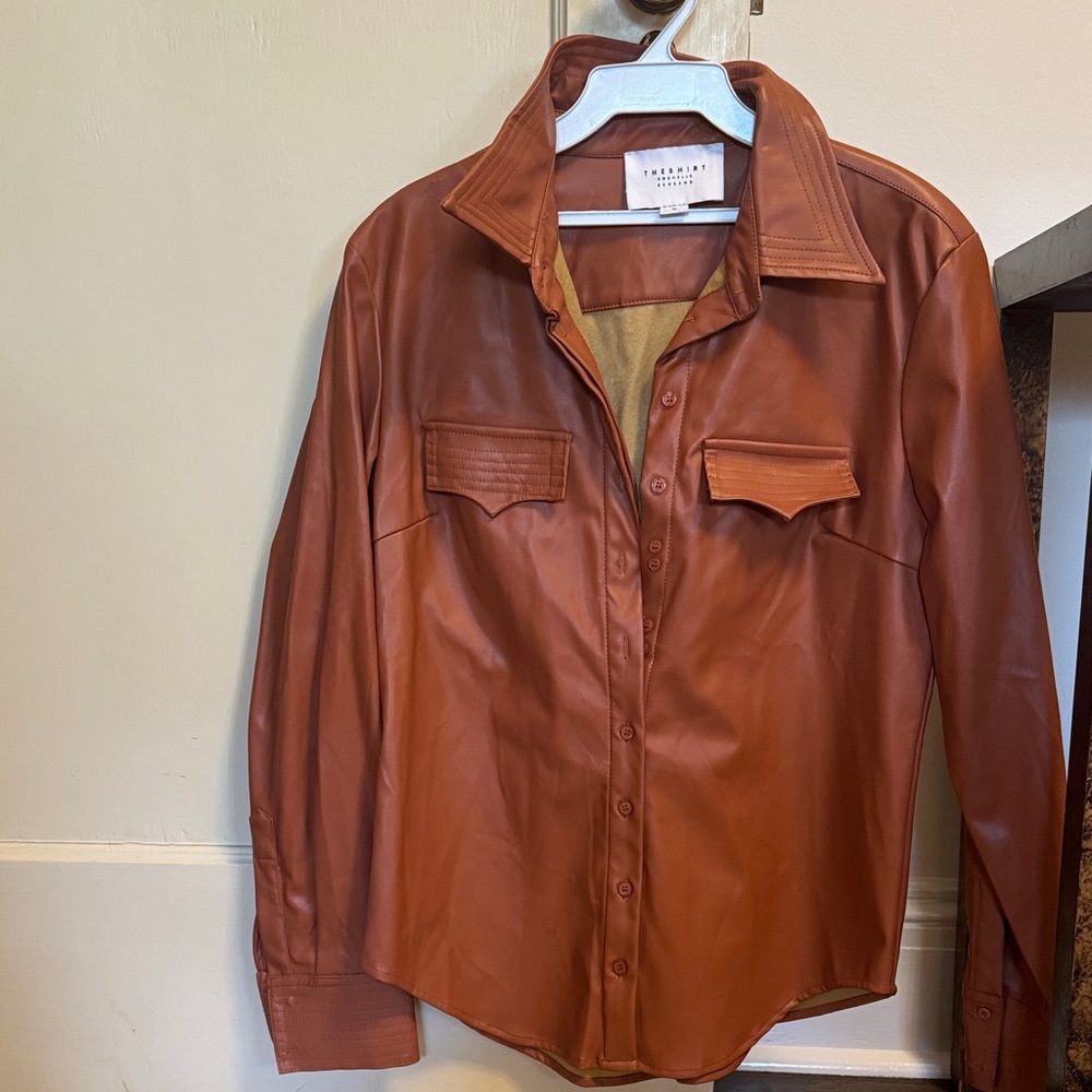 Brown Button Down Shirt - image 1
